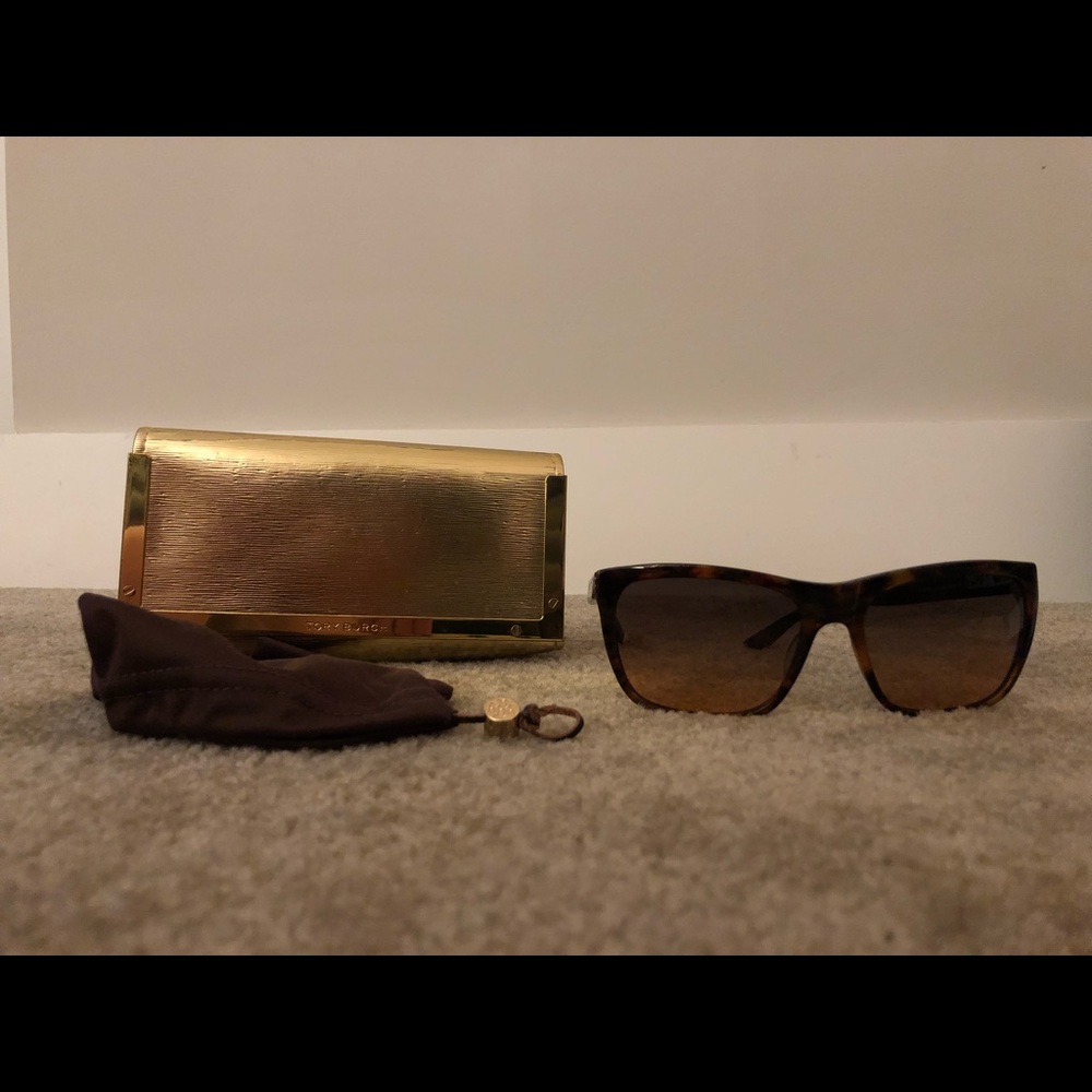Tory Burch tortoise shell sunglasses